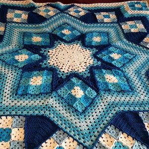 Blue Star Afghan